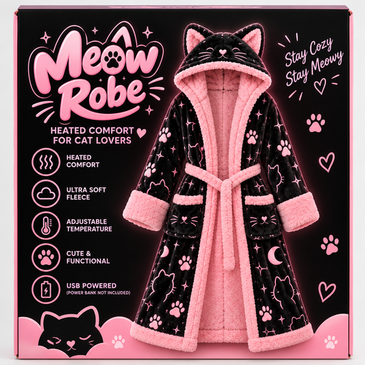 Heated Cat Robe